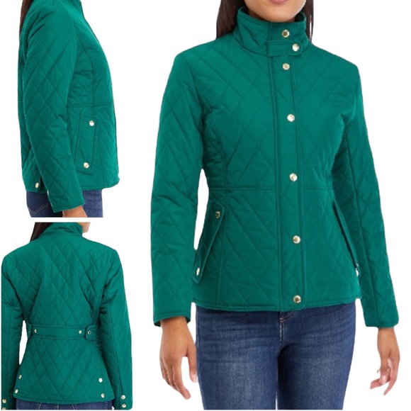 Crown & Ivy Quilted Barn Jacket - Picture 1 of 9
